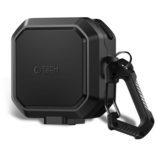 Etui Tech-Protect Carbonox MagSafe do Samsung Galaxy Buds 4 / 4 Pro Black