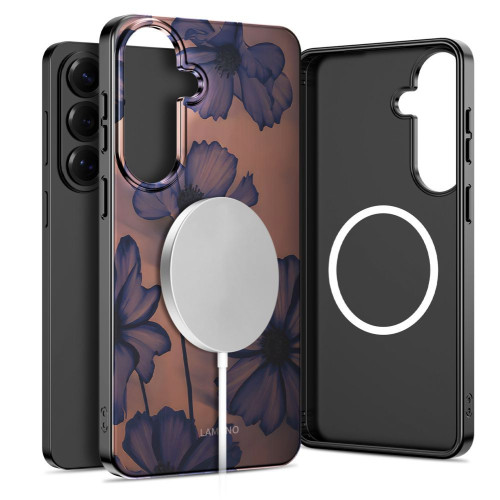 Tech-Protect Lamano MagSafe Case for Samsung Galaxy A57 5G Velvet Night