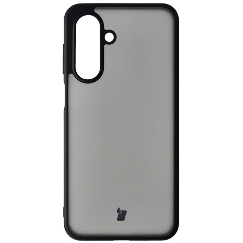 Etui + szkło hartowane Bizon Angelo Pack do Galaxy A17 5G, przydymione z czarną ramką