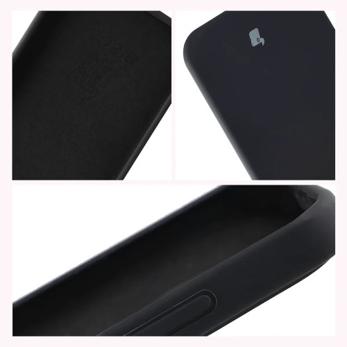 Silikonowe etui Bizon Soft Case do Oppo Reno 15 Pro, czarne