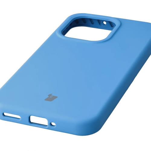 Silikonowe etui Bizon Soft Case do Oppo Reno 15 Pro, niebieskie
