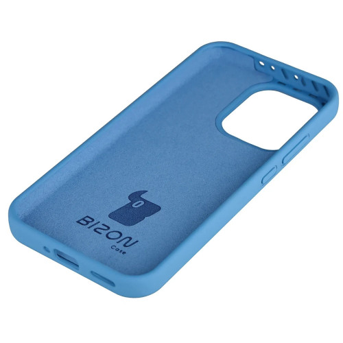 Silikonowe etui Bizon Soft Case do Oppo Reno 15 Pro, niebieskie