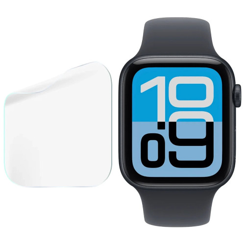 Folia ochronna na ekran zegarka Bizon Watch Film HydroFlex do Apple Watch 4/5/6/7/8/9/SE/SE 2/SE3 40 / 41 mm, 3 sztuki