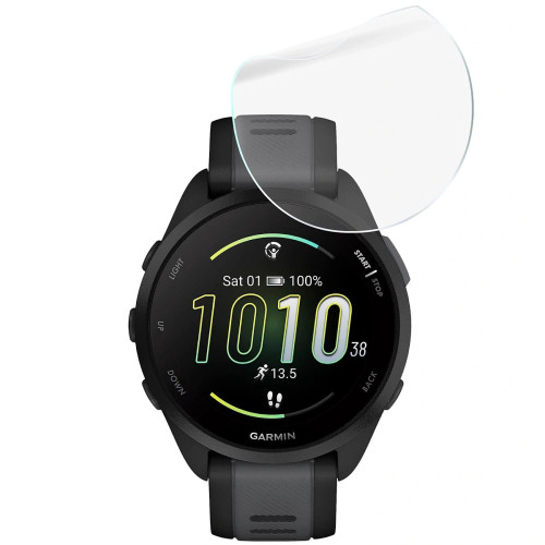 Folia ochronna na ekran zegarka Bizon Watch Film HydroFlex do Garmin Forerunner 165, 3 sztuki