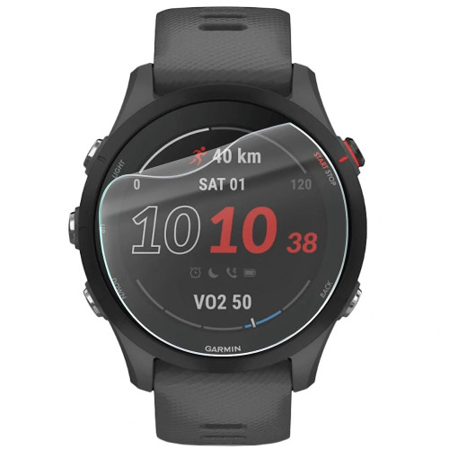 Folia ochronna na ekran zegarka Bizon Watch Film HydroFlex do Garmin Forerunner 255, 3 sztuki