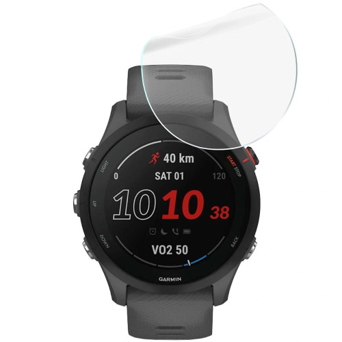Folia ochronna na ekran zegarka Bizon Watch Film HydroFlex do Garmin Forerunner 255, 3 sztuki