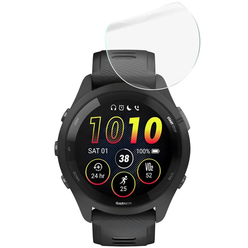 Folia ochronna na ekran zegarka Bizon Watch Film HydroFlex do Garmin Forerunner 265, 3 sztuki