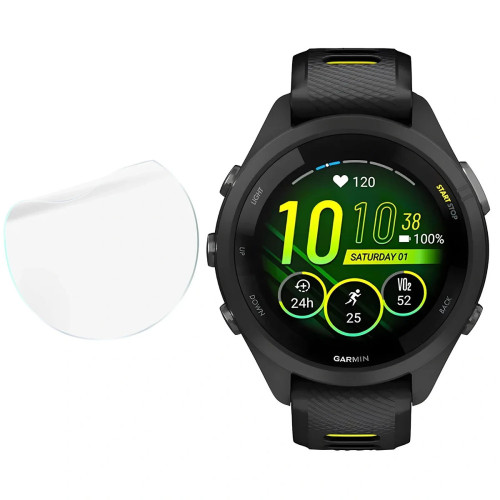 Folia ochronna na ekran zegarka Bizon Watch Film HydroFlex do Garmin Forerunner 265S, 3 sztuki