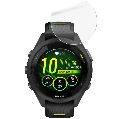 Folia ochronna na ekran zegarka Bizon Watch Film HydroFlex do Garmin Forerunner 265S, 3 sztuki