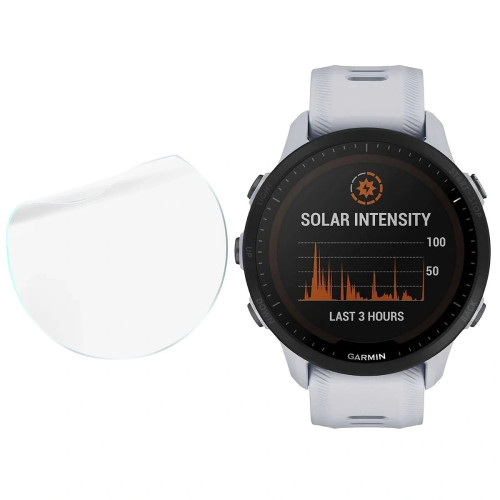 Folia ochronna na ekran zegarka Bizon Watch Film HydroFlex do Garmin Forerunner 955, 3 sztuki