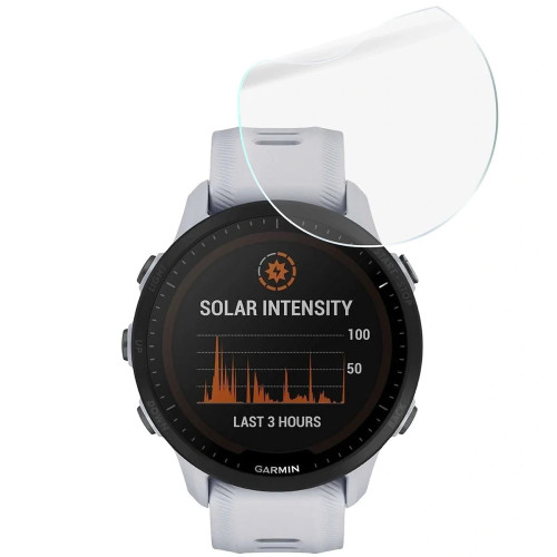 Folia ochronna na ekran zegarka Bizon Watch Film HydroFlex do Garmin Forerunner 955, 3 sztuki