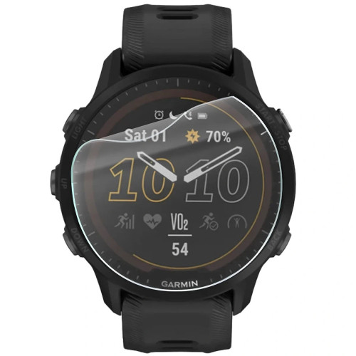 Folia ochronna na ekran zegarka Bizon Watch Film HydroFlex do Garmin Forerunner 955 Solar, 3 sztuki