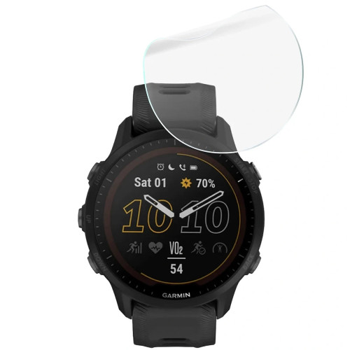 Folia ochronna na ekran zegarka Bizon Watch Film HydroFlex do Garmin Forerunner 955 Solar, 3 sztuki