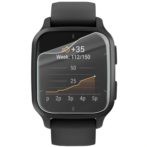 Folia ochronna na ekran zegarka Bizon Watch Film HydroFlex do Garmin Venu Sq 2, 3 sztuki