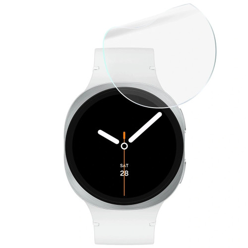 Folia ochronna na ekran zegarka Bizon Watch Film HydroFlex do Galaxy Watch 8 / 7 / FE / 6 / 5 / 4 40 mm, 3 sztuki