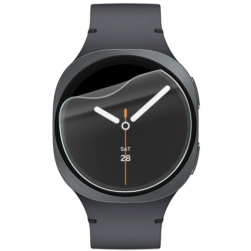 Folia ochronna na ekran zegarka Bizon Watch Film HydroFlex do Galaxy Watch 8 / 7 / 6 44 mm, 3 sztuki