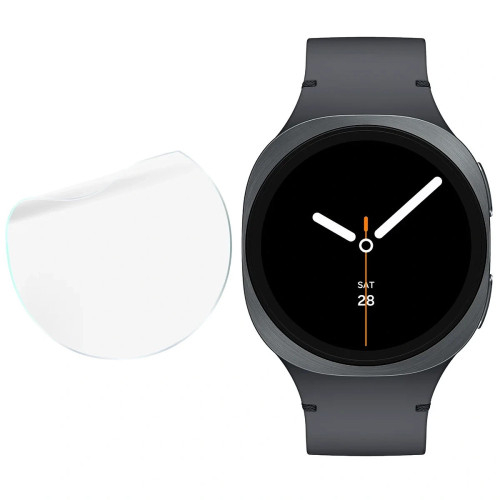 Folia ochronna na ekran zegarka Bizon Watch Film HydroFlex do Galaxy Watch 8 / 7 / 6 44 mm, 3 sztuki