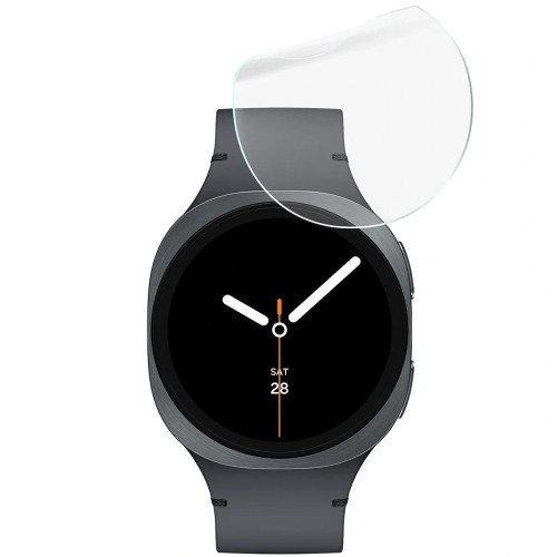 Folia ochronna na ekran zegarka Bizon Watch Film HydroFlex do Galaxy Watch 8 / 7 / 6 44 mm, 3 sztuki