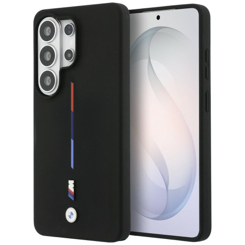 Etui BMW M Silicone Tricolor Line        MagSafe do Samsung Galaxy S26 Ultra czarny