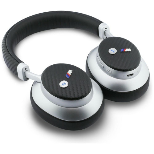 Over-Ear Kopfhörer BMW M Carbon Metal Logo Bluetooth ENC Silber