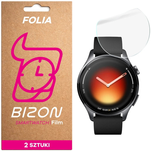 Folia hydrożelowa na ekran Bizon Watch Film Hydrogel Duo do Xiaomi Watch 5, 2 sztuki