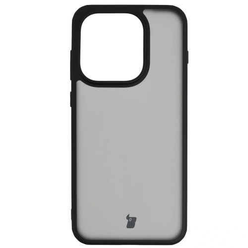 Etui + szkło hartowane Bizon Angelo Pack do Oppo Find X9, przydymione z czarną ramką