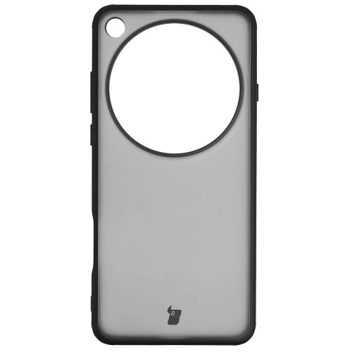 Etui Bizon Case Angelo do Oppo Find X9 Ultra, przydymione z czarną ramką