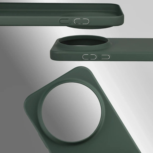 Etui Bizon Case Łupka do Xiaomi 17 Ultra, zielone