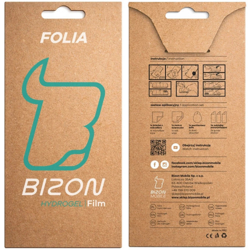 Folia hydrożelowa na ekran Bizon Film Hydrogel Front do Xiaomi POCO X8 Pro Max