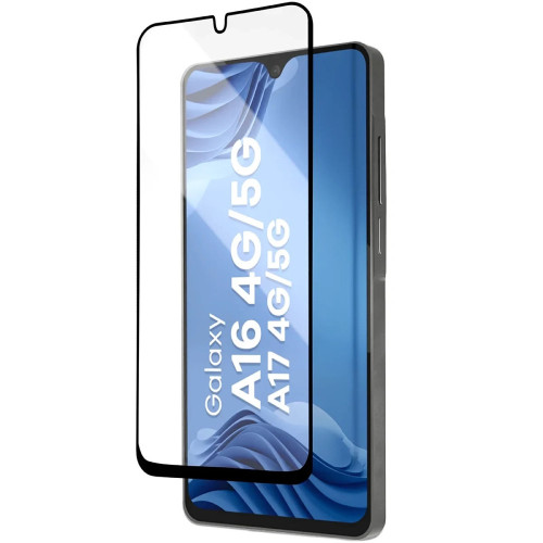 Szkło hartowane z ramką aplikacyjną Bizon Glass Aplikator Edge do Samsung Galaxy A16 / A17 [2 PACK]