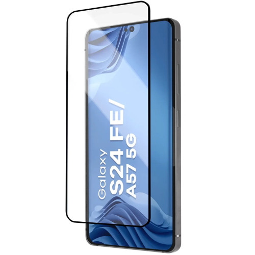 Szkło hartowane z ramką aplikacyjną Bizon Glass Aplikator Edge do Samsung Galaxy S24 FE / A57 5G [2 PACK]