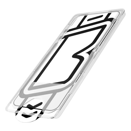 Szkło hartowane z ramką aplikacyjną Bizon Glass Aplikator Edge do Samsung Galaxy S24 FE / A57 5G [2 PACK]