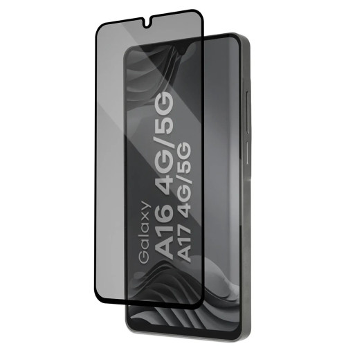 Szkło prywatyzujące z ramką aplikacyjną Bizon Glass Aplikator Shadow do Samsung Galaxy A16 / A17 [2 PACK]