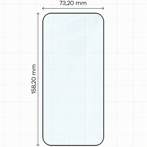 Szkło hartowane Bizon Glass Edge do Realme 16 Pro 5G, czarna ramka