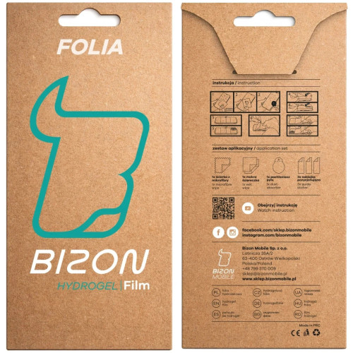 Folia hydrożelowa na ekran Bizon Film Hydrogel Front do Huawei nova 14 Pro, 1 sztuka