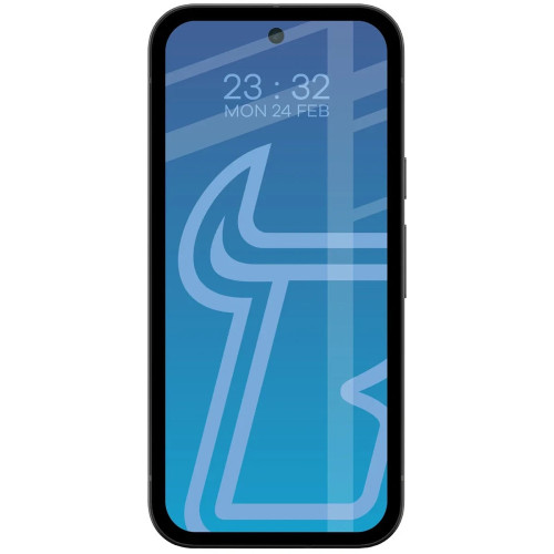 Szkło hartowane Bizon Glass Edge do Google Pixel 10a, czarna ramka