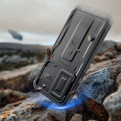 Etui Tech-Protect Kevlar Cam+ do Samsung Galaxy A36 / A37 5G Black [2 PACK]