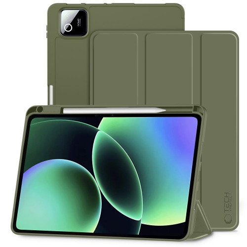 Etui Tech-Protect SmartCase Pen do Xiaomi Pad 7 / 7 Pro / 8 / 8 Pro 11.2 Pine Green