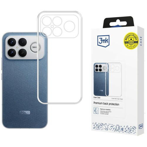 Etui 3MK Clear Case do Poco F8 Ultra