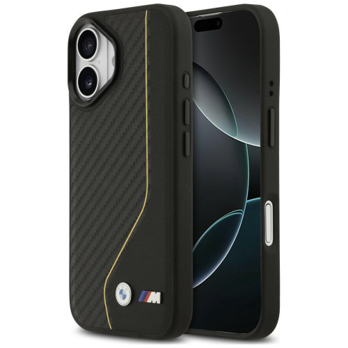 BMW M Carbon Line & Logo MagSafe case for iPhone 17 yellow