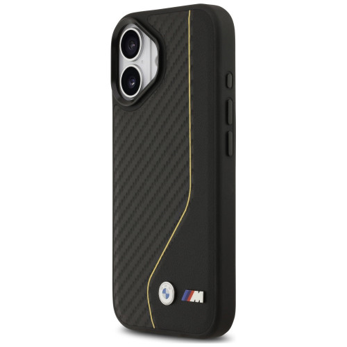 BMW M Carbon Line & Logo MagSafe case for iPhone 17 yellow