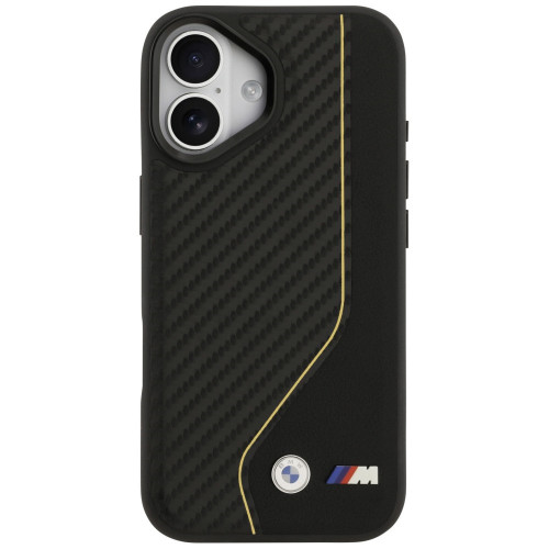 BMW M Carbon Line & Logo MagSafe case for iPhone 17 yellow