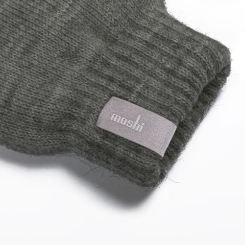 Touchscreen Gloves for Smartphone Moshi Digits Touchscreen Gloves (L) (Dark Gray)