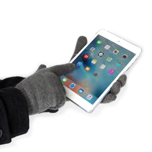 Touchscreen Gloves for Smartphone Moshi Digits Touchscreen Gloves (L) (Dark Gray)