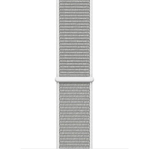 Brățară sportivă Crong Nylon pentru Apple Watch 44/45/46/49 mm (Gri Argintiu)