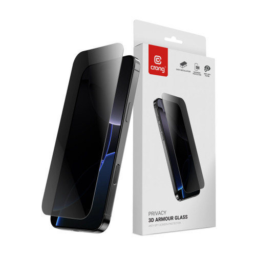 Privatsphäre 3D Armor Glass für Apple iPhone 16 / 15