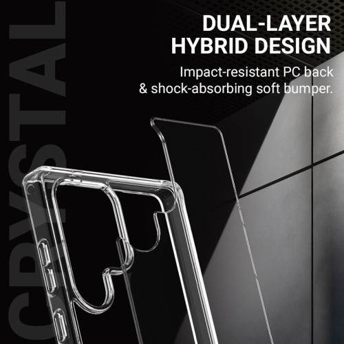 Crong Crystal Shield Cover for Samsung Galaxy S25 (transparent)