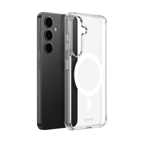 Crong Crystal Shield Magnetic MagSafe Case for Samsung Galaxy S25 (transparent)