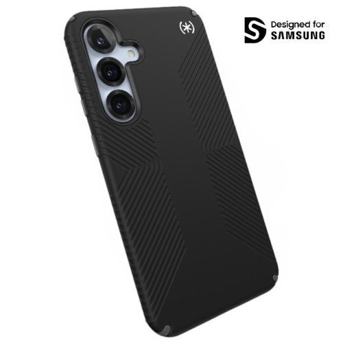 Etui Speck Presidio2 Grip Magnet do Samsung Galaxy S25+ Plus / S24+ Plus MagSafe (Schwarz/Schiefergrau/Weiß)