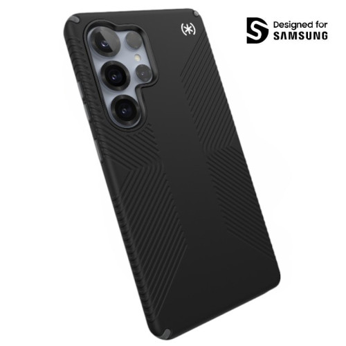 Speck Presidio2 Grip Magnet MagSafe case for Samsung Galaxy S25 Ultra (Black/Slate Grey/White)